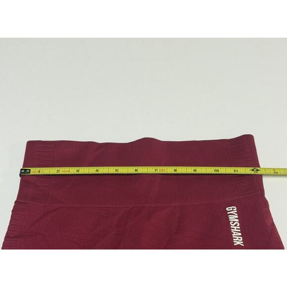 Gymshark Energy Seamless High Rise Perforated Leggings Burgundy Womens Small S - Picture 15 of 15